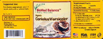 BioMed Balance Organic Coriolus Versicolor - nutraceutical supplement