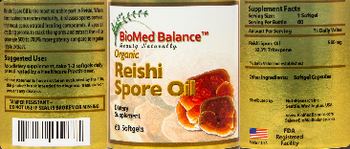 BioMed Balance Organic Reishi Spore Oil - supplement