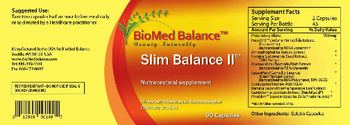 BioMed Balance Slim Balance II - nutraceutical supplement