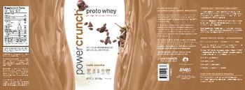 Power Crunch Proto Whey Cafe Mocha - supplement