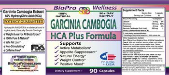 BioPro Wellness Garcinia Cambogia HCA Plus Formula - supplement