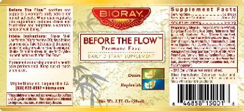 Bioray Before The Flow - daily supplement