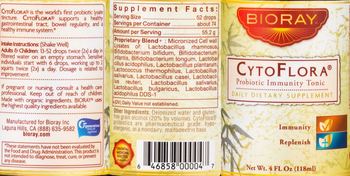 Bioray CytoFlora - daily supplement
