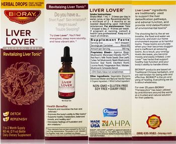 Bioray Liver Lover - daily supplement