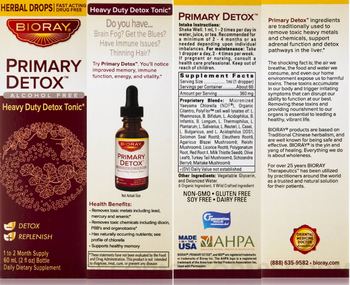 Bioray Primary Detox - daily supplement