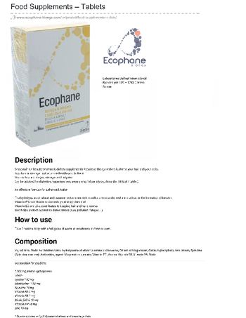 Biorga Ecophane - supplement