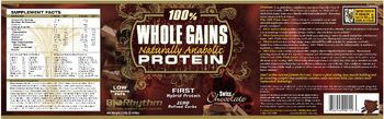 BioRhythm 100% Whole Gains Naturally Anabolic Protein Swiss Chocolate - advanced supplement