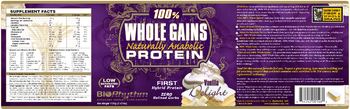 BioRhythm 100% Whole Gains Protein Vanilla Delight - 