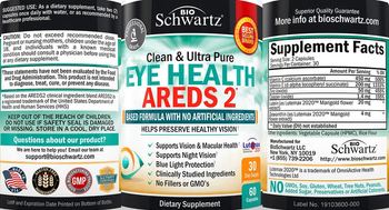 BioSchwartz Eye Health AREDS 2 - supplement