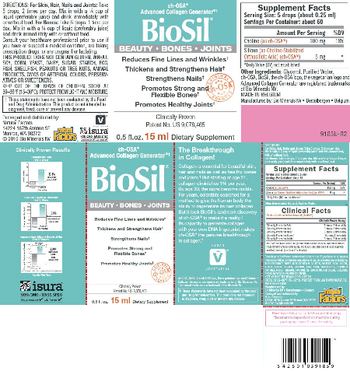 BioSil Beauty -  Bones - Joints - supplement