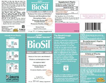 BioSil Beauty -  Bones - Joints - supplement