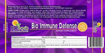 BioSorb Nutraceuticals Bio Immune Defense - supplement