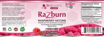 BioSource Labs Razburn Raspberry Ketone - supplement