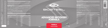 Biosteel Advanced Recovery Formula Vanilla - these statements have not been evaluated by the food and drug administration this product is not int