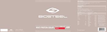 Biosteel Whey Protein Isolate Vanilla - 