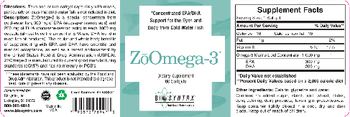 Biosyntrx ZoOmega-3 - supplement