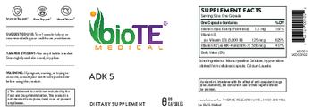 BioTE Medical ADK 5 - supplement