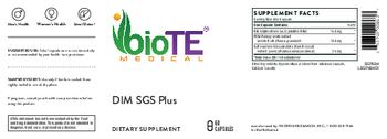 BioTE Medical DIM SGS Plus - supplement