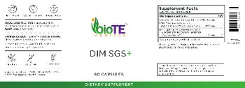 BioTE Medical DIM SGS+ - supplement