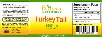 Biotech Nutritions Turkey Tail 1000 mg - supplement