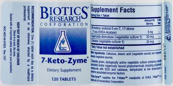 Biotics Research Corporation 7-Keto-Zyme - supplement