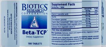 Biotics Research Corporation Beta-TCP - supplement