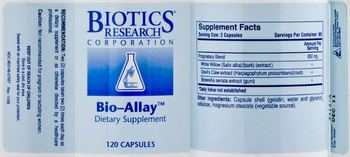 Biotics Research Corporation Bio-Allay - supplement