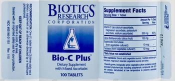 Biotics Research Corporation Bio-C Plus - supplement with mixed ascorbates