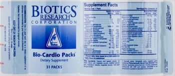 Biotics Research Corporation Bio-Cardio Packs - supplement