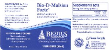 Biotics Research Corporation Bio-D-Mulsion Forte - supplement
