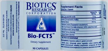 Biotics Research Corporation Bio-FCTS - supplement