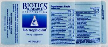 Biotics Research Corporation Bio-Trophic Plus - supplement