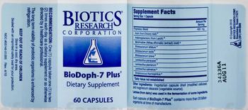 Biotics Research Corporation BioDoph-7 Plus - supplement