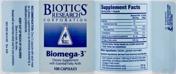 Biotics Research Corporation Biomega-3 - supplement with essential fatty acids