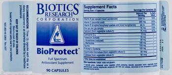 Biotics Research Corporation BioProtect - full spectrum antioxidant supplement