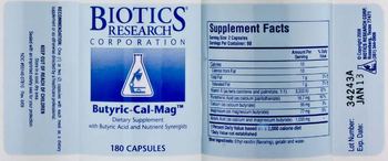 Biotics Research Corporation Butyric-Cal-Mag - supplement