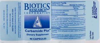 Biotics Research Corporation Carbamide Plus - supplement