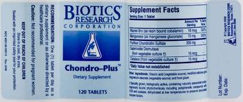 Biotics Research Corporation Chondro-Plus - supplement
