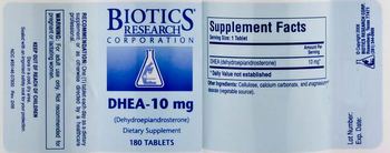 Biotics Research Corporation DHEA-10 mg - supplement