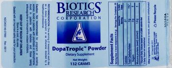 Biotics Research Corporation DopaTropic Powder - 