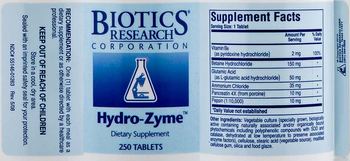 Biotics Research Corporation Hydro-Zyme - supplement