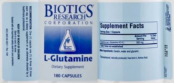 Biotics Research Corporation L-Glutamine - supplement