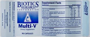 Biotics Research Corporation Multi-V - supplement
