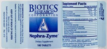 Biotics Research Corporation Nephra-Zyme - supplement
