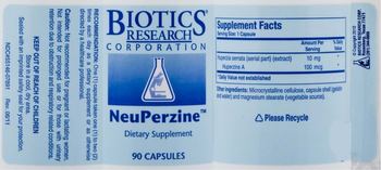 Biotics Research Corporation NeuPerzine - supplement