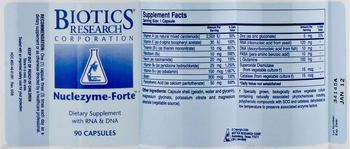 Biotics Research Corporation Nuclezyme-Forte - supplement