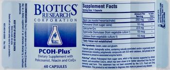 Biotics Research Corporation PCOH-Plus - supplement with policosanol niacin and coq10