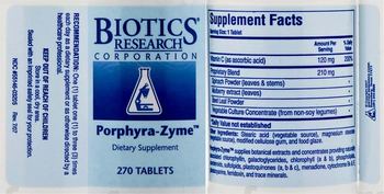 Biotics Research Corporation Porphyra-Zyme - supplement