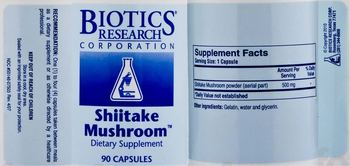Biotics Research Corporation Shiitake Mushroom - supplement