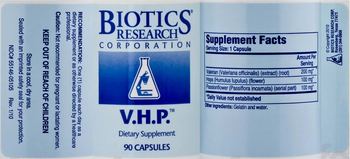 Biotics Research Corporation V.H.P. - supplement
